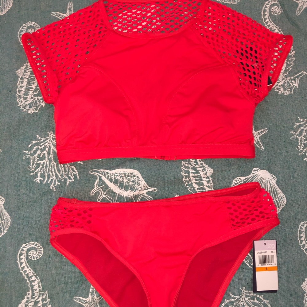 Jag fishnet swimsuit